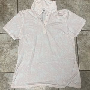 Beautiful Puma Floral Golf Shirt - M